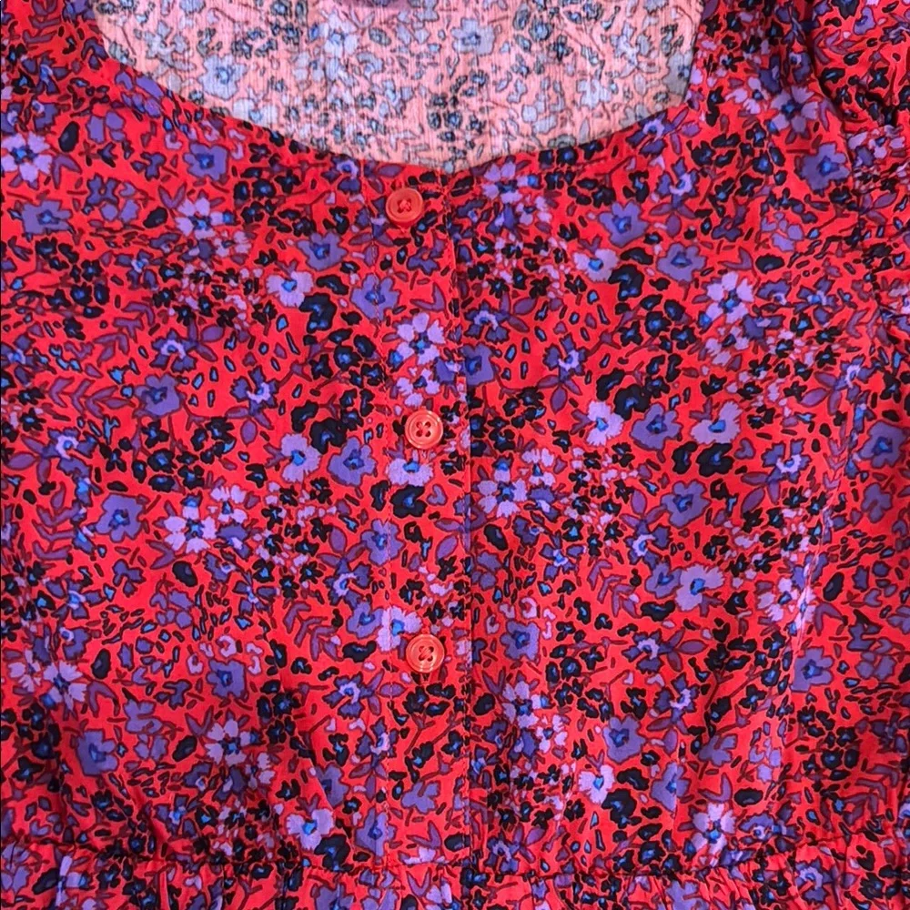 GAP Floral Red Kids Dress